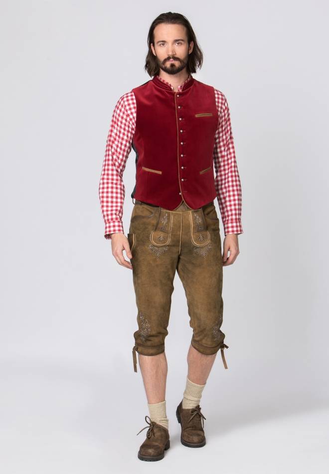 Stockerpoint Weste Ricardo dunkelrot 46