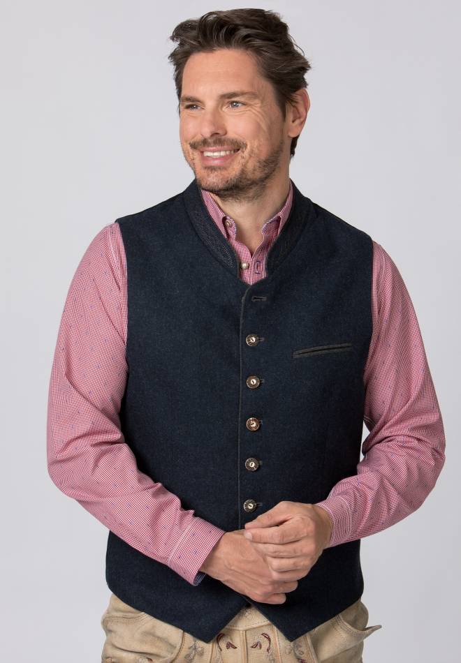 Stockerpoint Weste Sirius Dunkelblau-grau 44