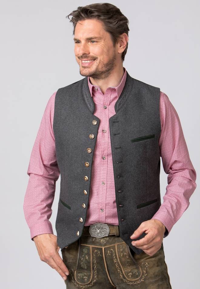 Stockerpoint Weste Sirius Grau-tanne 60