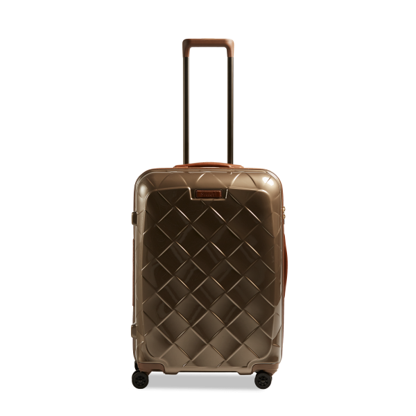 Stratic Leather&More - Hartschalen-Koffer M (bis 66cm), 4 Rollen, TSA Schloss blue