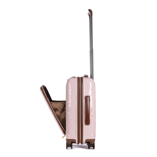 Stratic Leather&More - Hartschalen-Koffer S (mit Vortasche) Rose