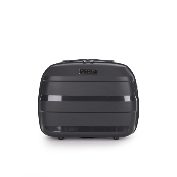 Stratic Straw + Beauty Case Black