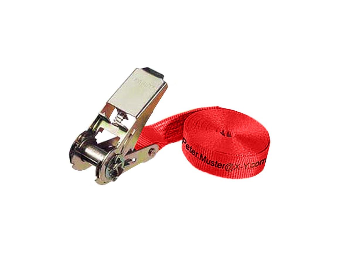 Strauss 20x Spanngurte, 1-tlg. Mit Ratsche, Inkl. Druck