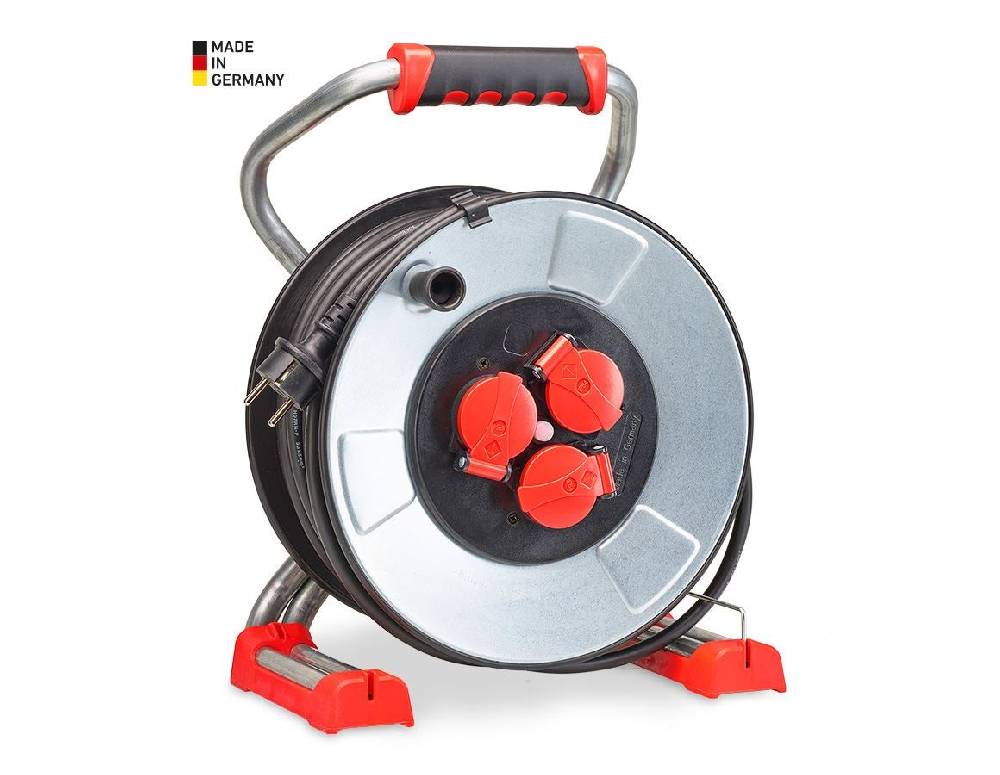 Strauss Baustellen-Stahlblech- Kabeltrommel Außen Ultimate