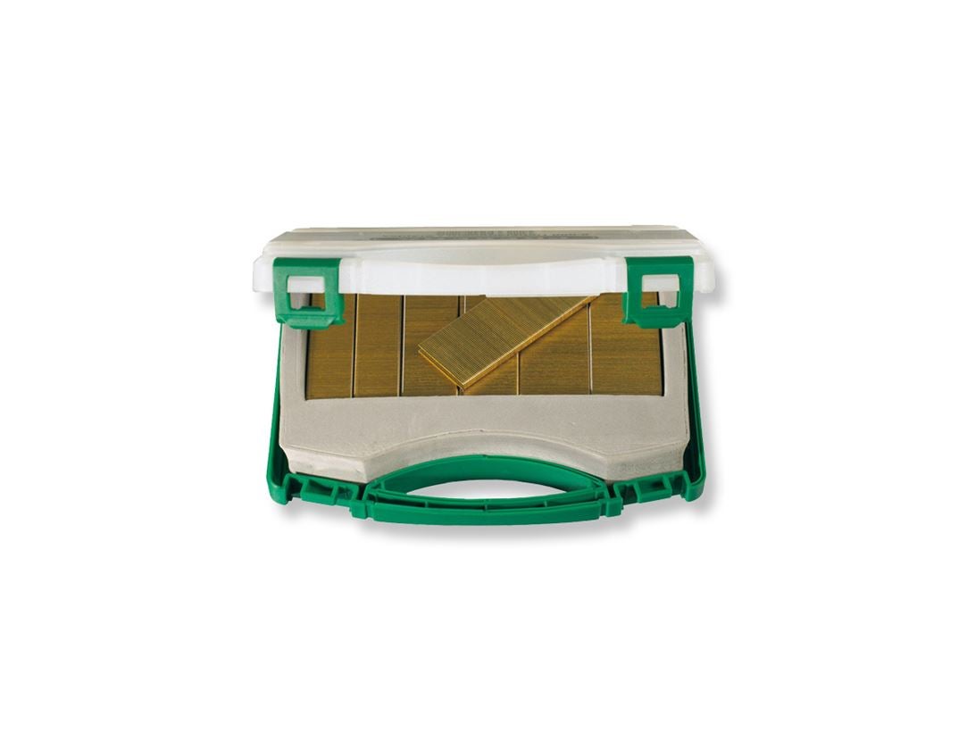 Strauss Druckluftnagler 2XR-ES40 + Heftklammern Sortiment