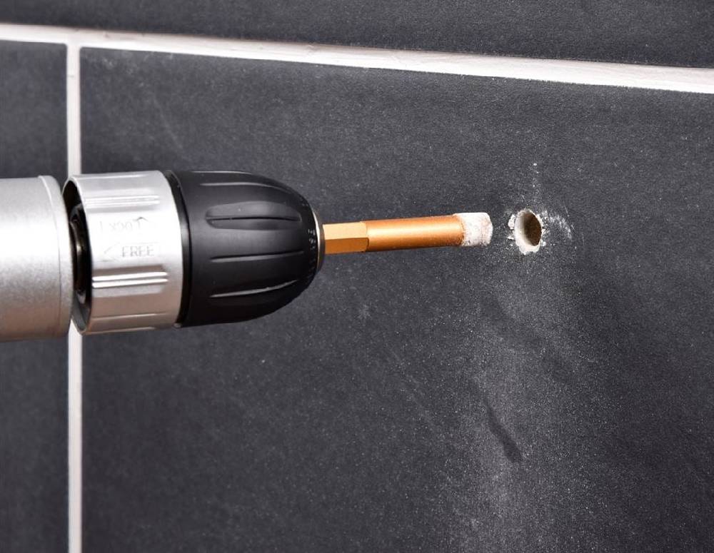 Strauss e.s. Diamant-Fliesenbohrer- Set, 6-Kant-Schaft