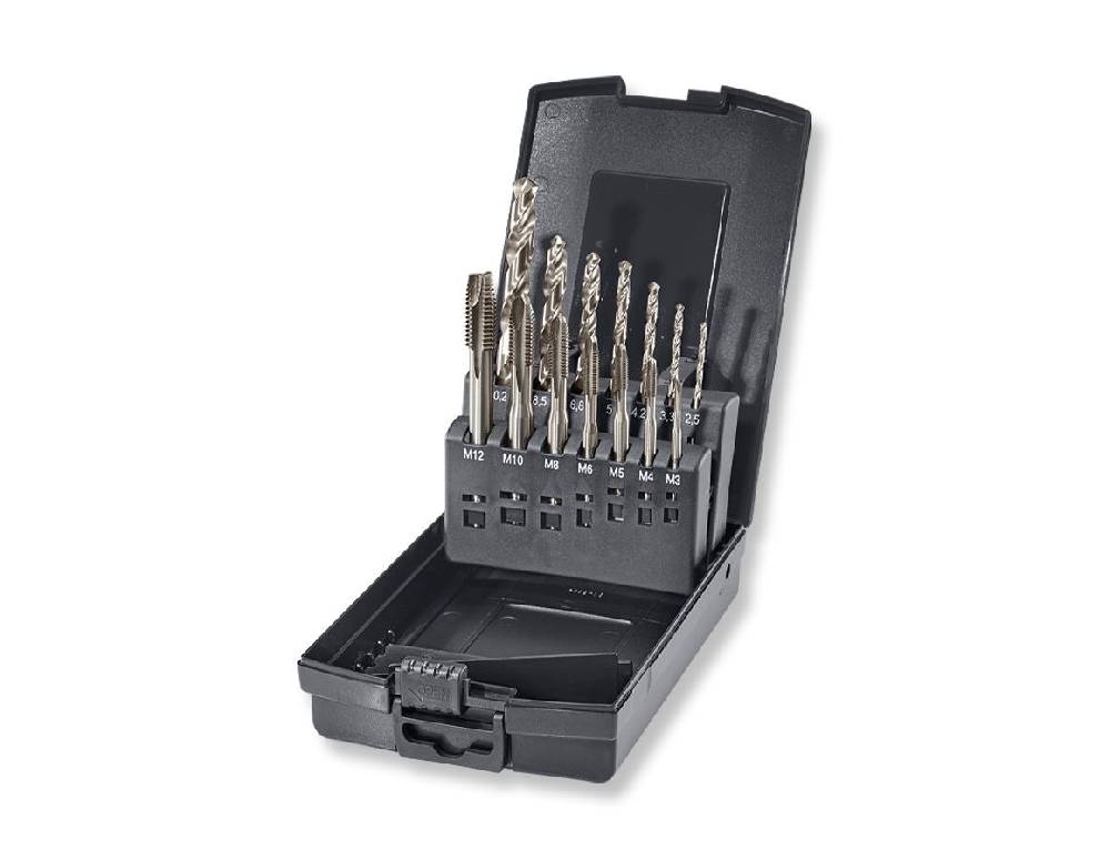 Strauss E.s. HSS-Co Maschinengewinde- Bohrer-Satz Classic