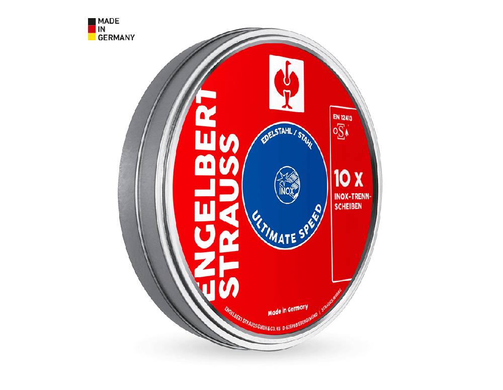 Strauss E.s. Inox-Trennscheibe Ultimate Speed, 10er Dose