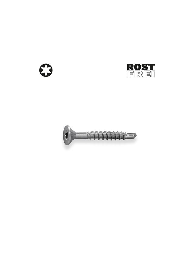 Strauss Holzbauschraube Edelstahl-plus+Senkkopf+Bohrspitze