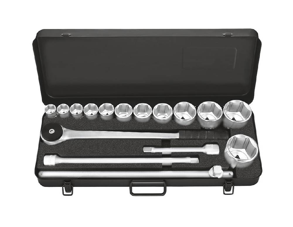 Strauss Industrie-Steckschlüsselkoffer 3/4 Zoll Prof