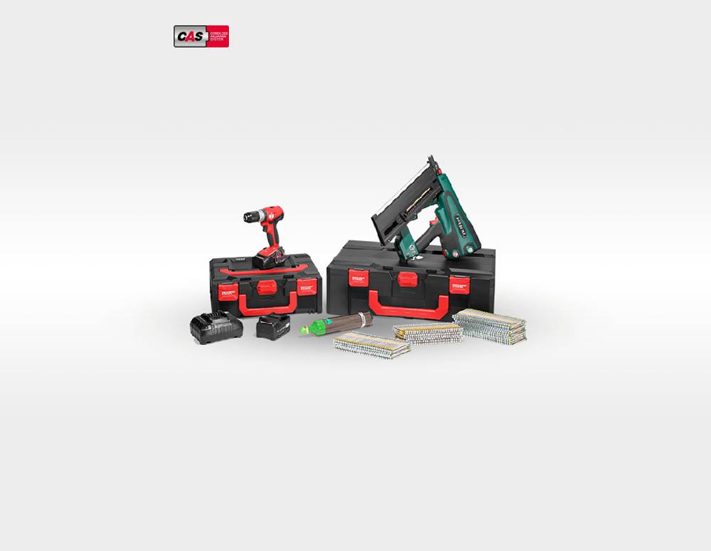 Strauss 18,0 V Akku-Hybrid Nagler+Schrauber Set