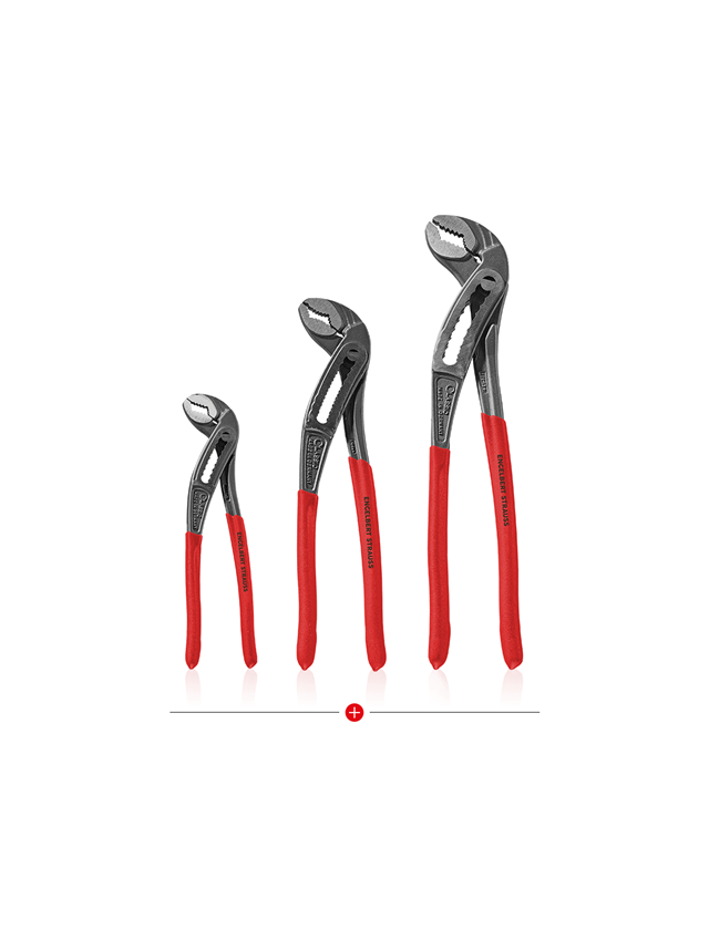 Strauss Aktion: Wasserpumpenzangen-Satz, 3tlg