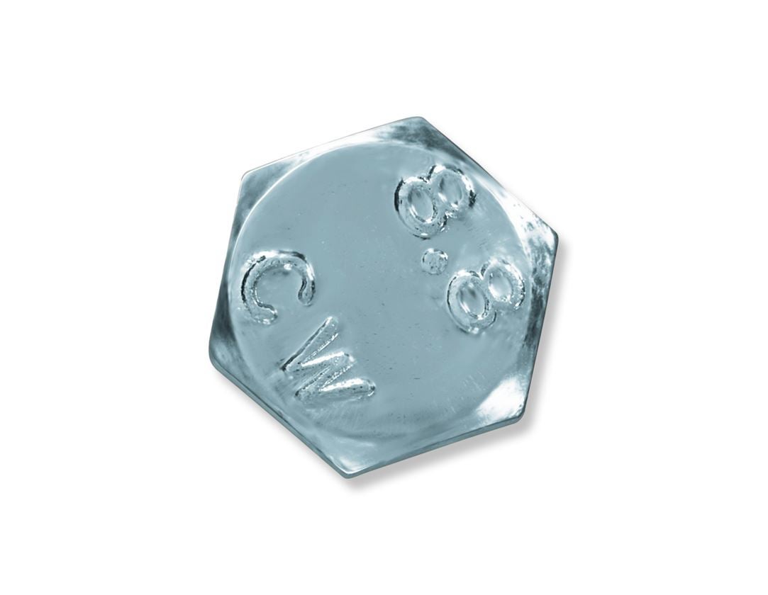 Strauss DIN 931 Sechskantschraube 8.8 galv. zn