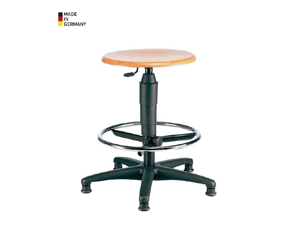 Strauss Drehhocker, Holz
