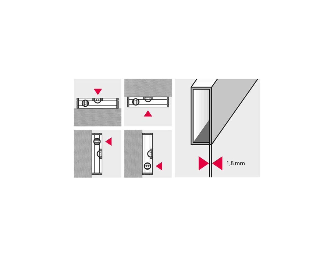 Strauss e.s. Alu-Wasserwaage ultimate