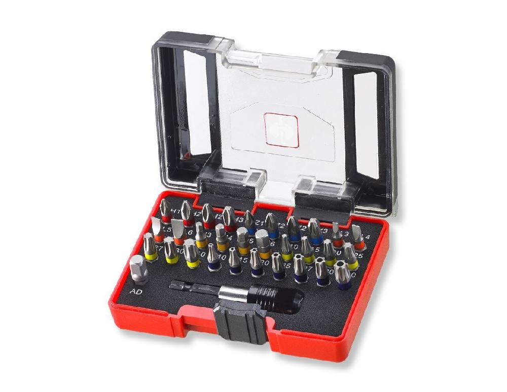 Strauss E.s. Bit-Box Color, 32-teilig