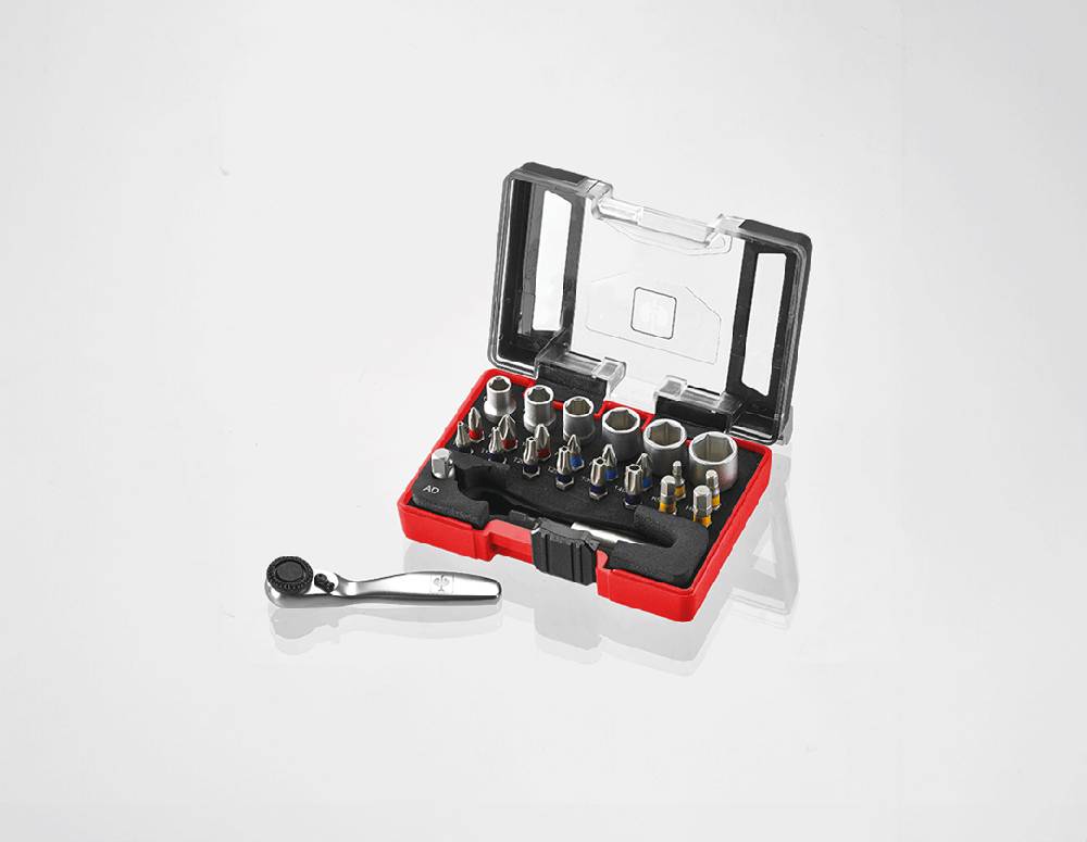 Strauss e.s. Bit-Box Color mit Mini-Ratsche