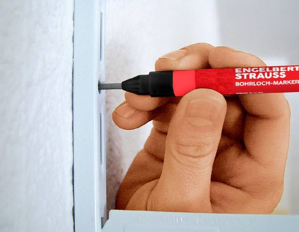 Strauss e.s. Bohrlochmarker
