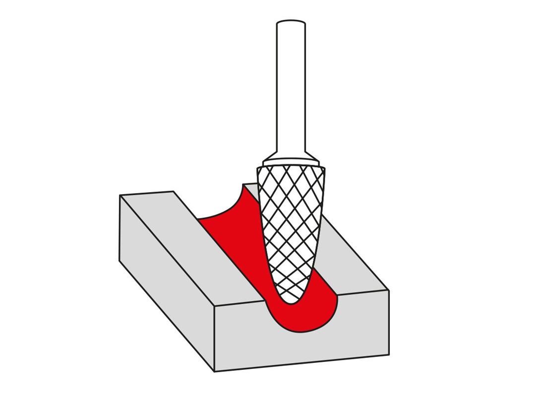 Strauss e.s. HM Frässtift Rundbogen