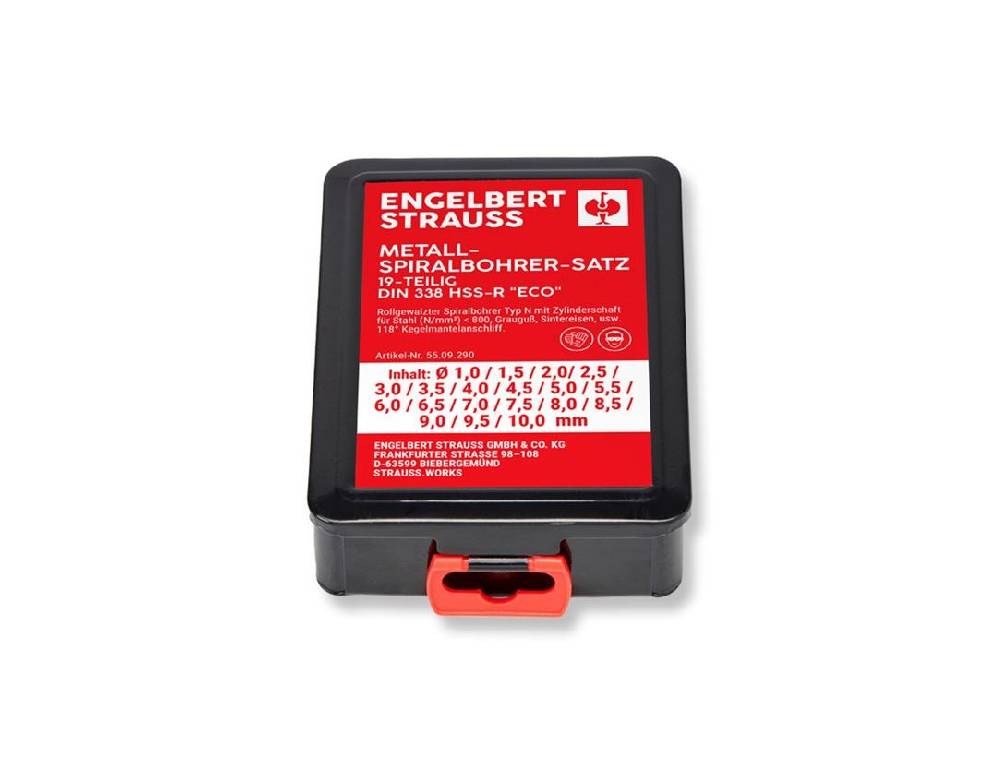 Strauss e.s. HSS-R Metall-Spiralbohrer-Satz eco