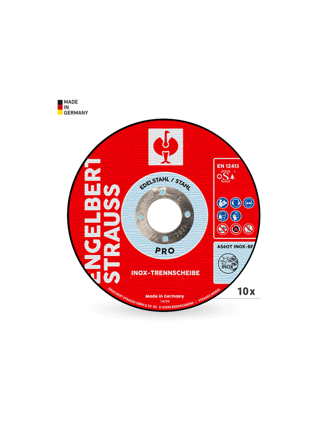 Strauss E.s. Inox-Trennscheibe Pro, 10er Pack