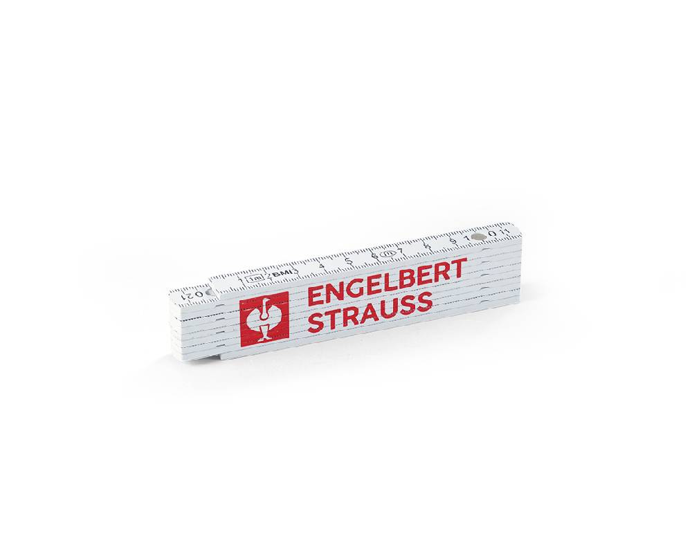 Strauss E.s. Kunststoff-Gliedermaßstab, 1 M