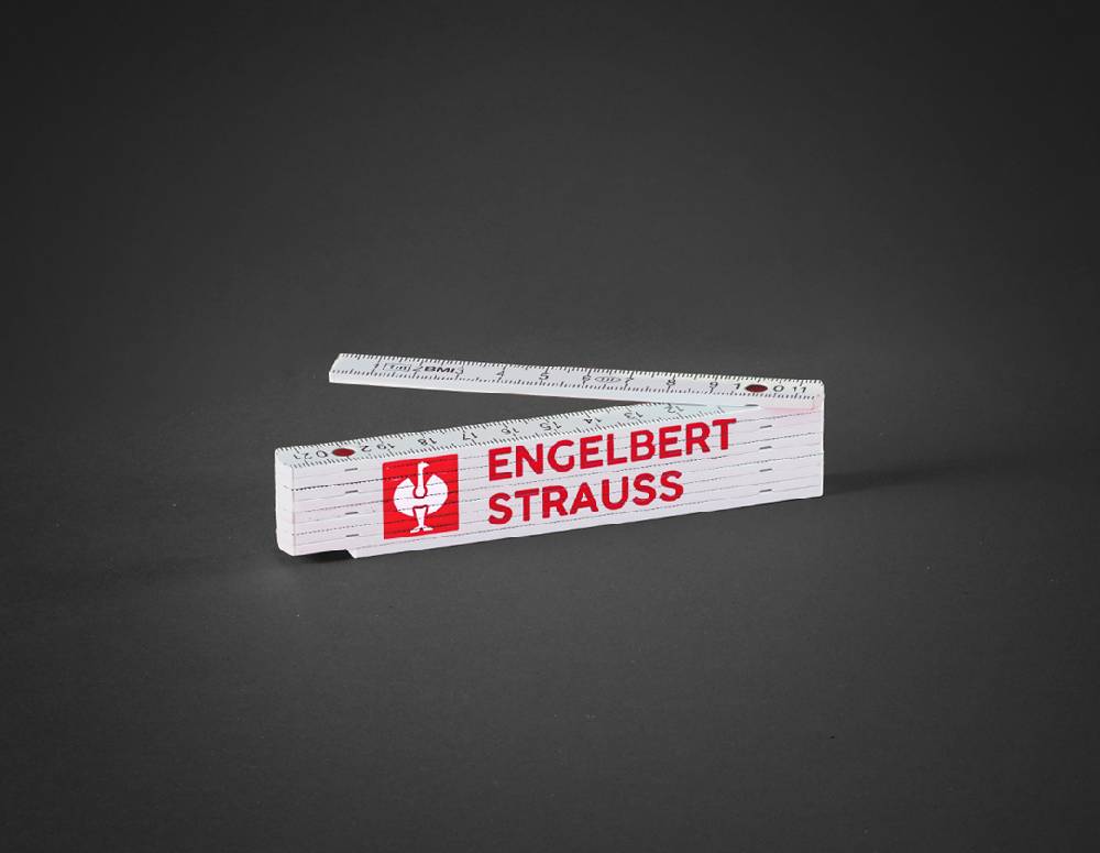 Strauss e.s. Kunststoff-Gliedermaßstab, 1 m