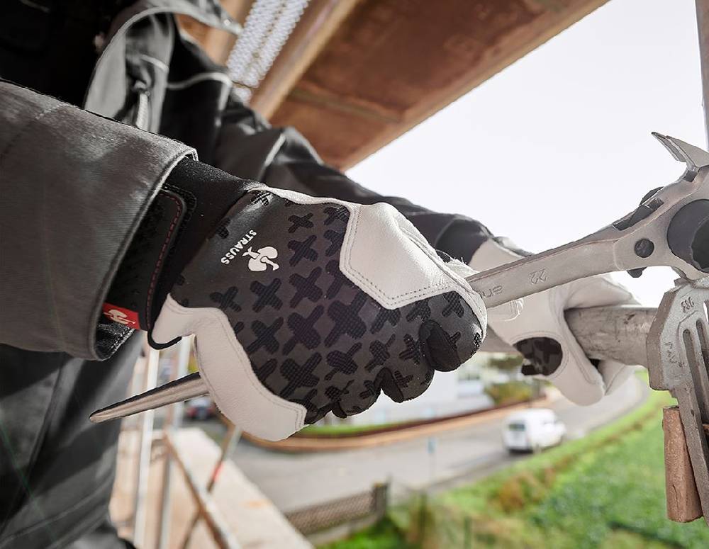 Strauss e.s. Leder-Montagehandschuhe ergoplus