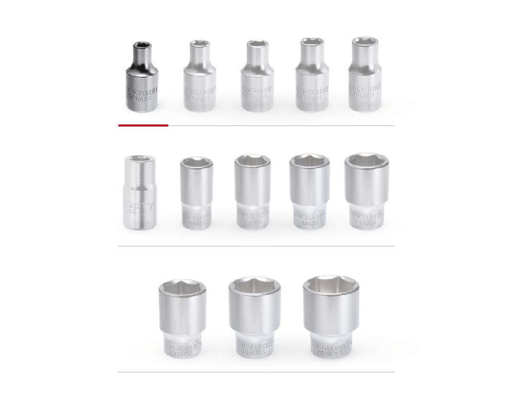 Strauss E.s. Steckschlüssel-Einsatz 1/4 6-kant