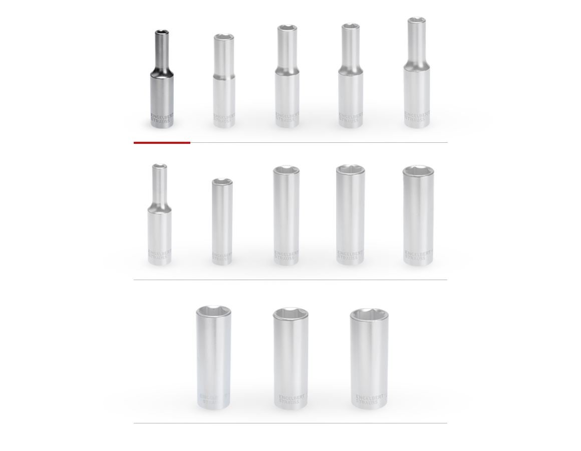 Strauss E.s. Steckschlüssel-Einsatz 1/4 6-kant, Lang