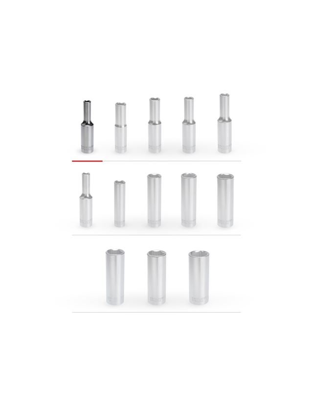 Strauss E.s. Steckschlüssel-Einsatz 1/4 6-kant, Lang