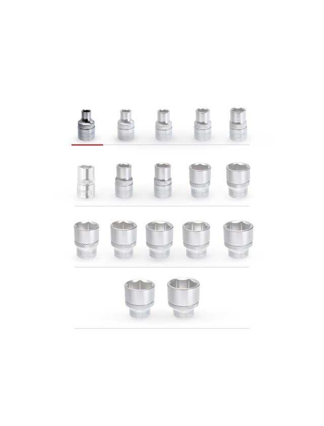 Strauss E.s. Steckschlüssel-Einsatz 3/8 6-kant