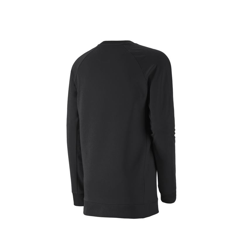 Strauss e.s. Sweatshirt cotton stretch, long fit