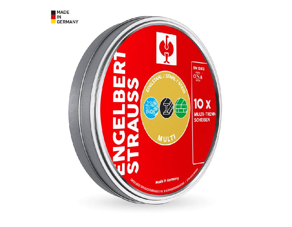 Strauss E.s. Universal-Trennscheibe Multi, 10er Dose