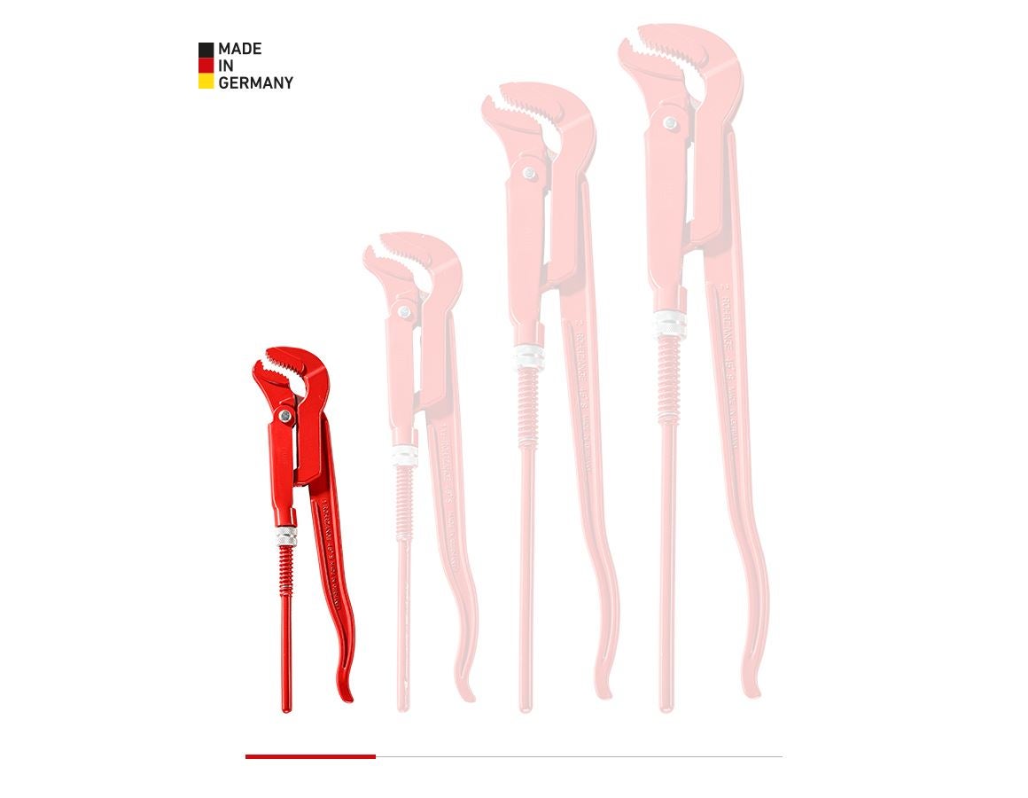 Strauss Eckrohrzange S-Maul