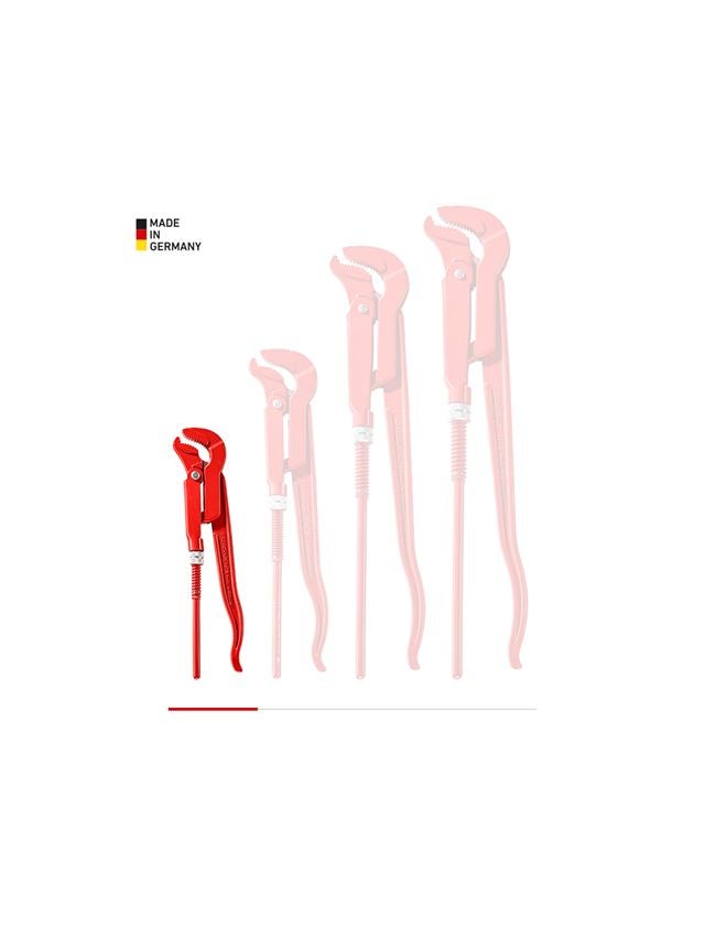 Strauss Eckrohrzange S-Maul