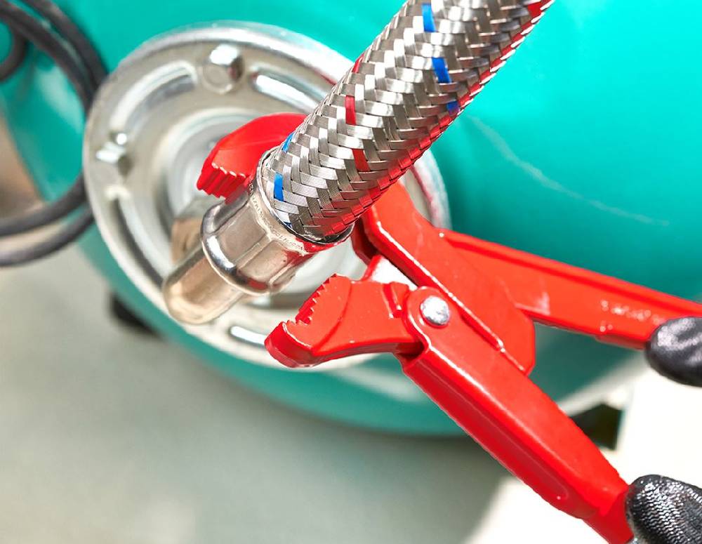 Strauss Eckrohrzange S-Maul