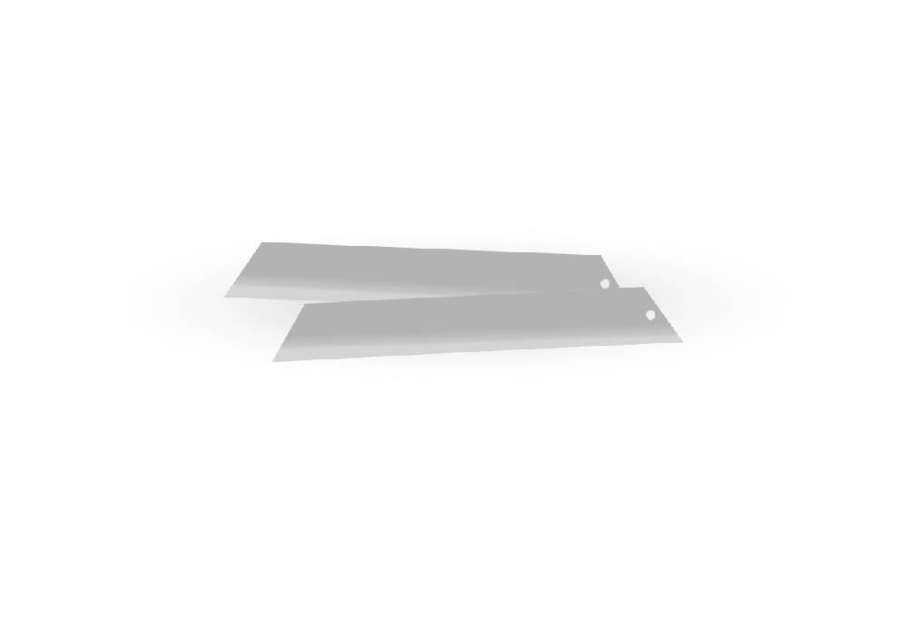 Strauss Ersatzklingen für Dämmstoffmesser 2er Pack