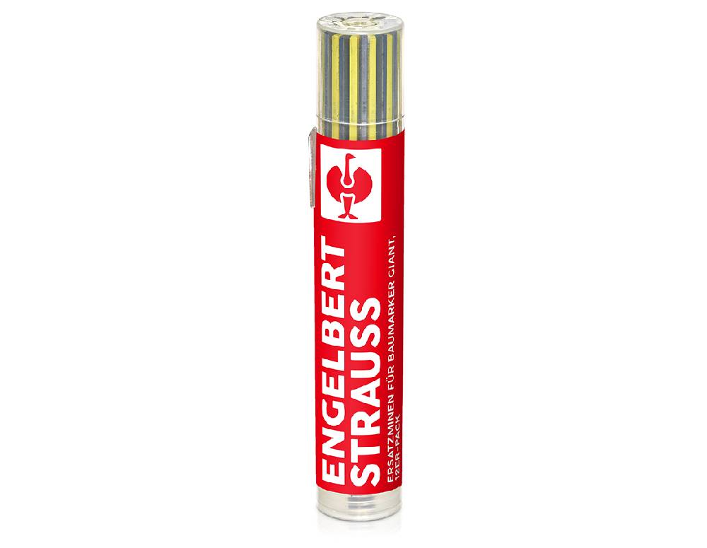 Strauss Ersatzminen Für Giant, 12er Pack