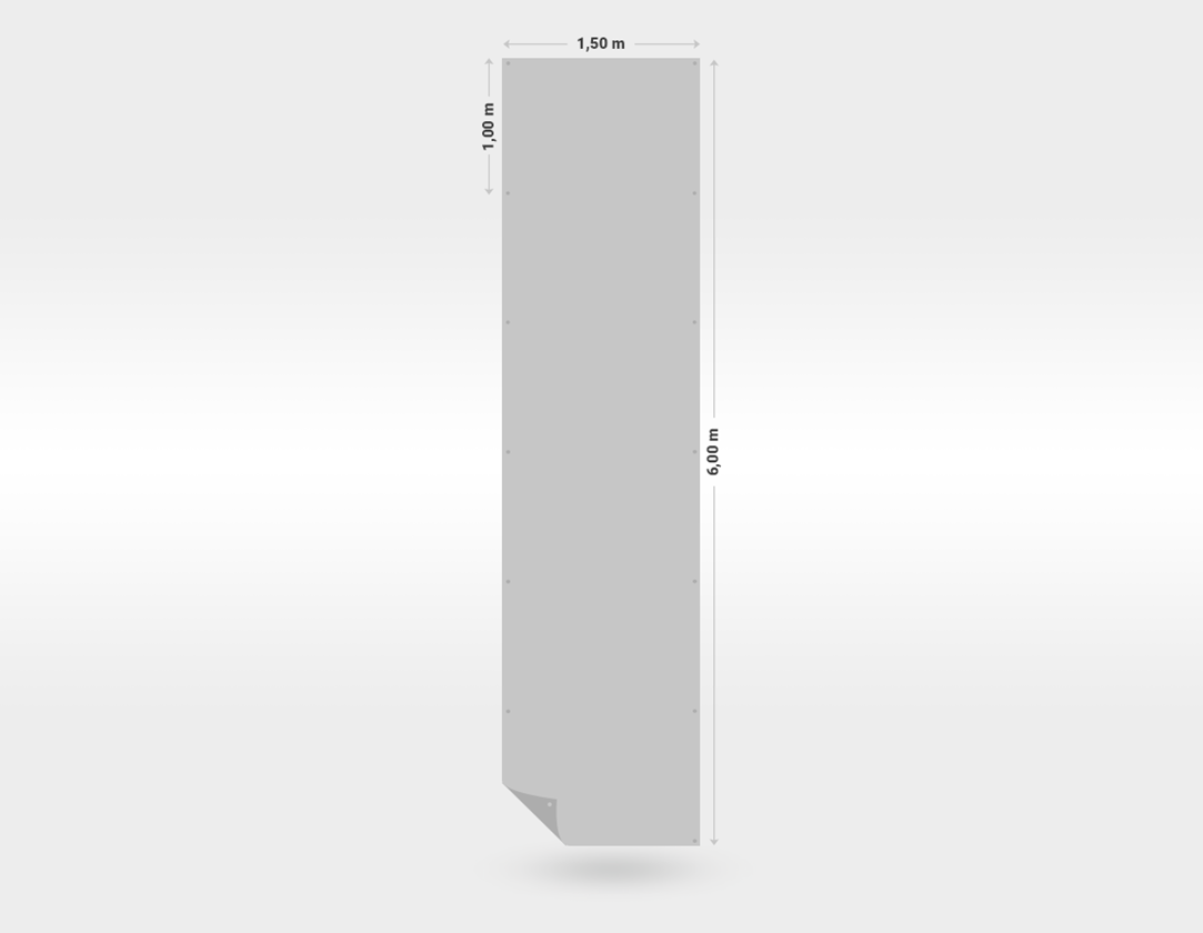 Strauss Gewebeplane mit Ösen