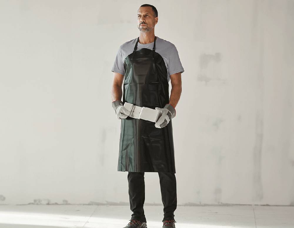 Strauss Guttasynschürze, Schwarz