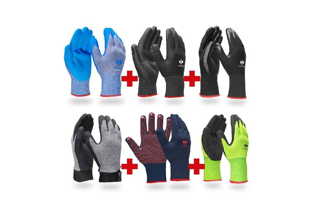 Strauss Handschuh- Profi Set Beschichtung