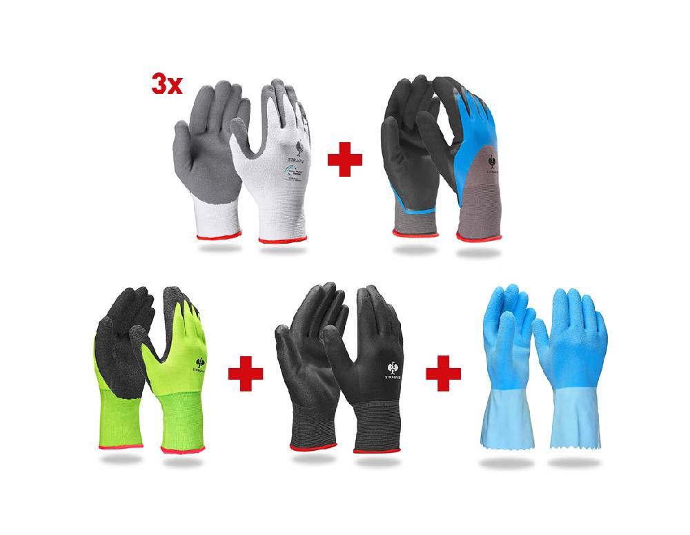 Strauss Handschuh-Profi-Set Sanitär II