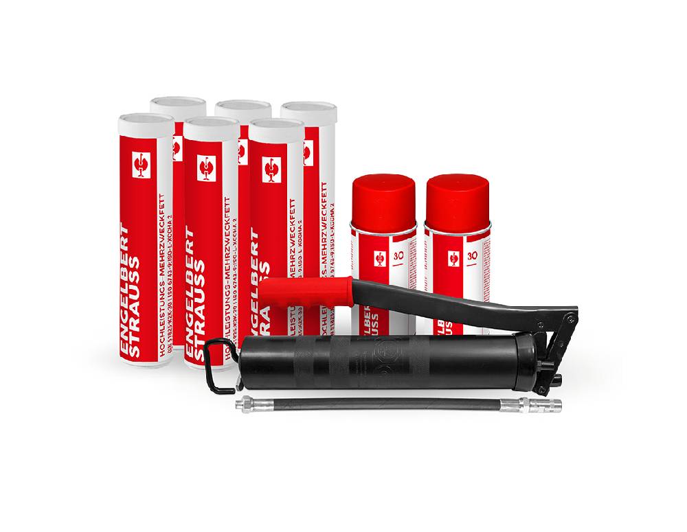 Strauss Industrie-Fettpressen Set