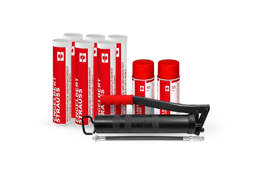 Strauss Industrie-Fettpressen Set