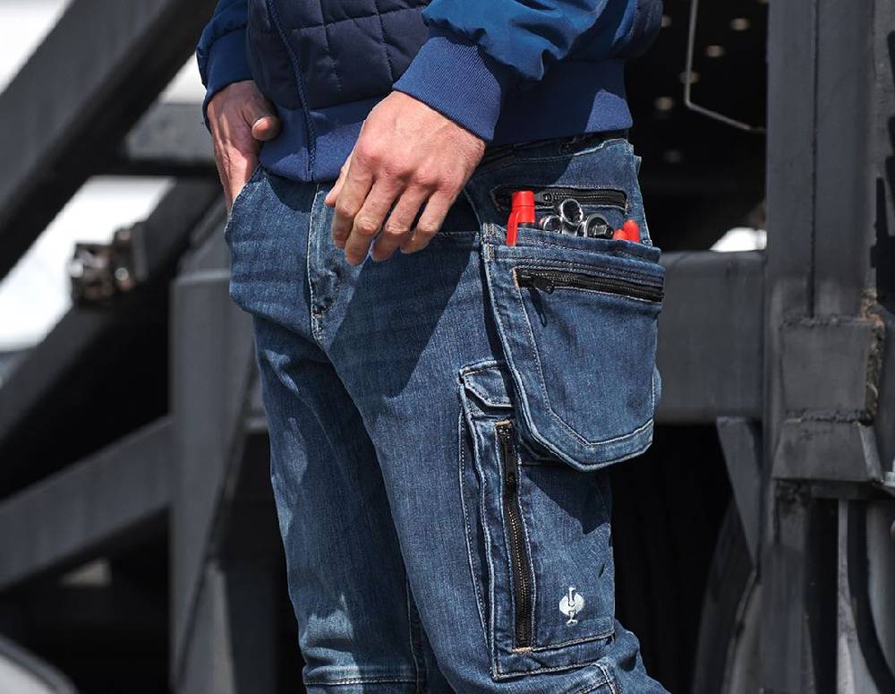 Strauss Jeans-Werkzeugtaschen e.s.concrete