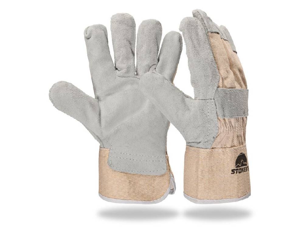 Strauss Kernspaltleder-Handschuhe