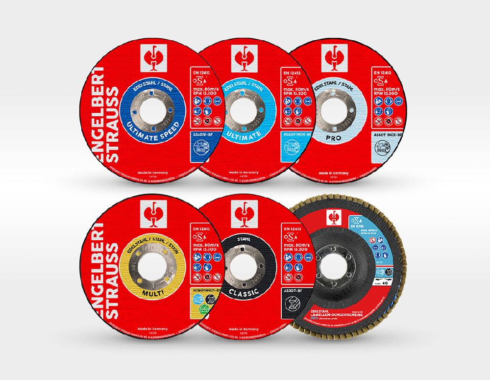 Strauss KOMBI-SET 24 + 18,0 V Akku-Winkelschleifer