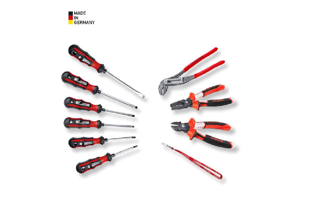 Strauss Kraft-Zangen und Schraubendreher Set