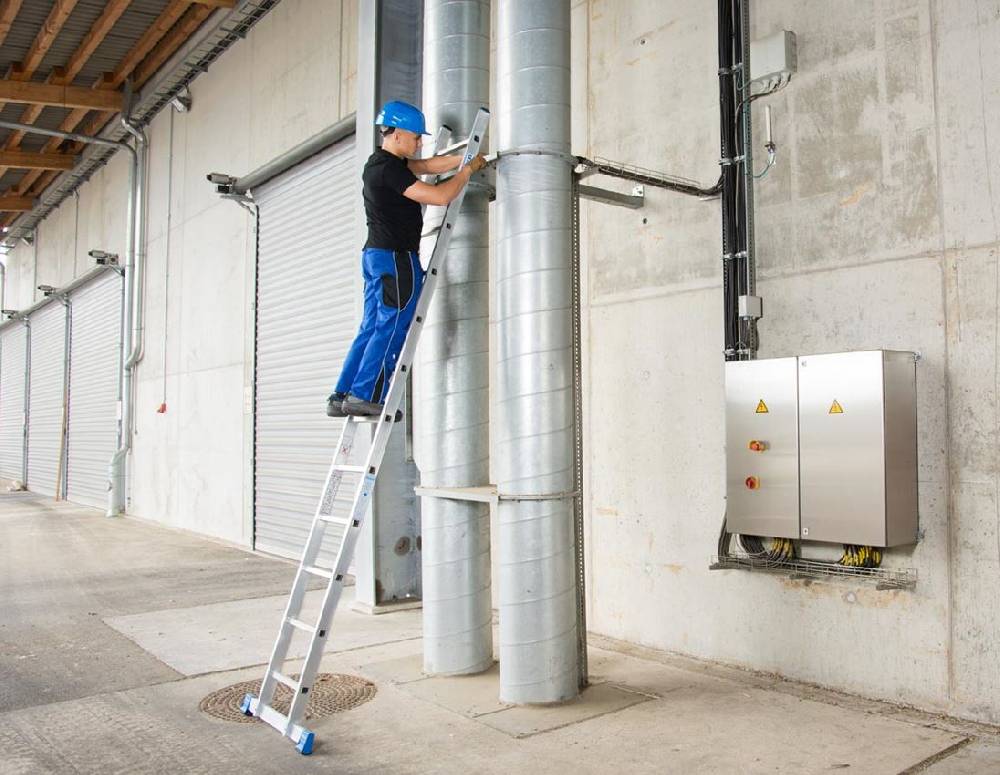 Strauss KRAUSE Alu-Sprossen-Anlegeleiter